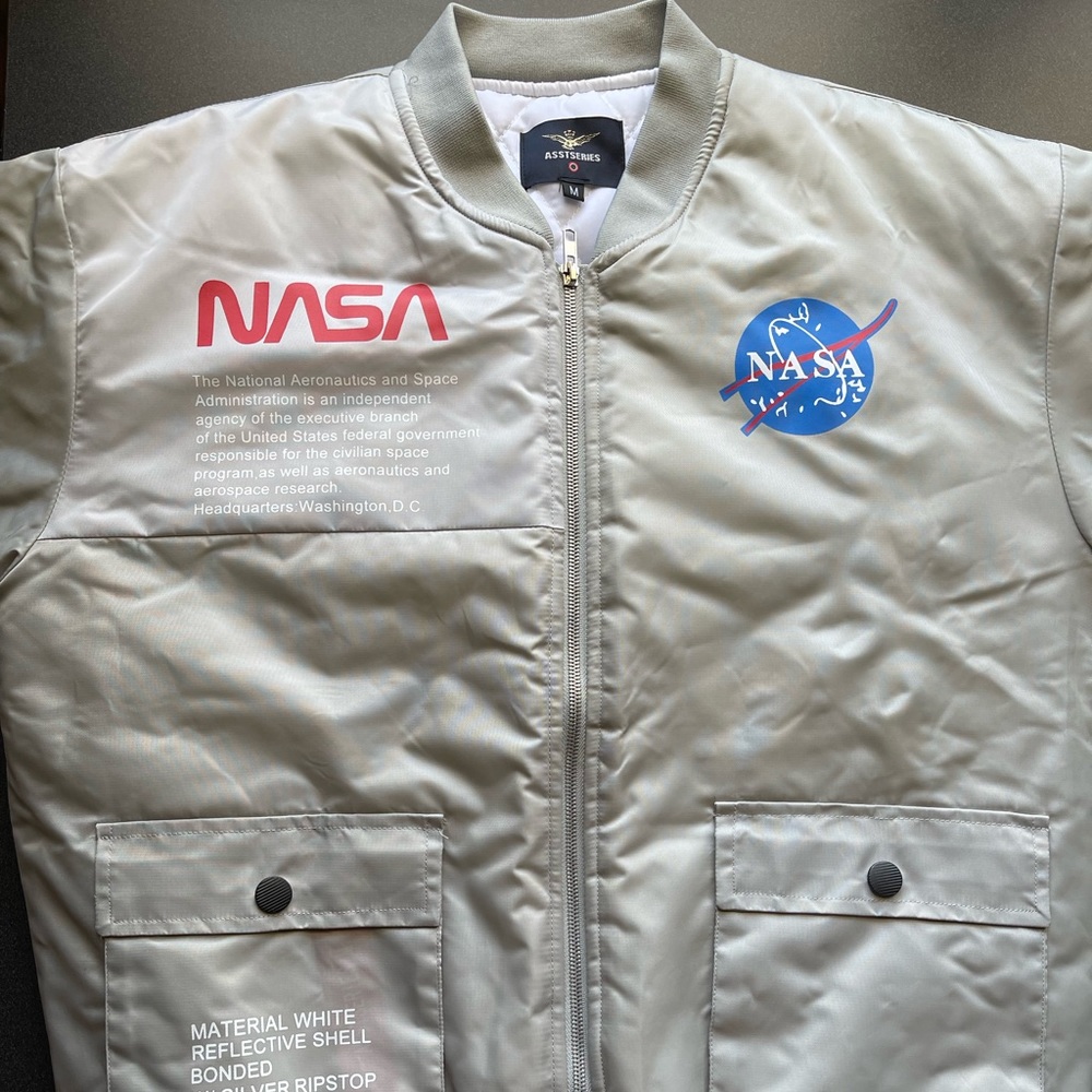 Silver Bomber Jacket